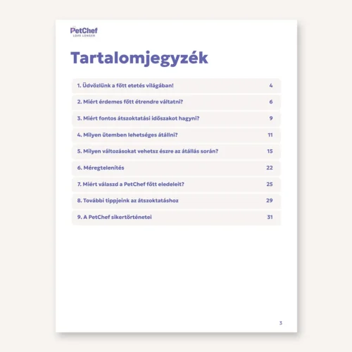 PetChef Tudastar Atszoktatasi Kisokos 5